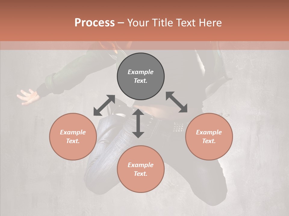 Gymnastic Man Hip Hop PowerPoint Template