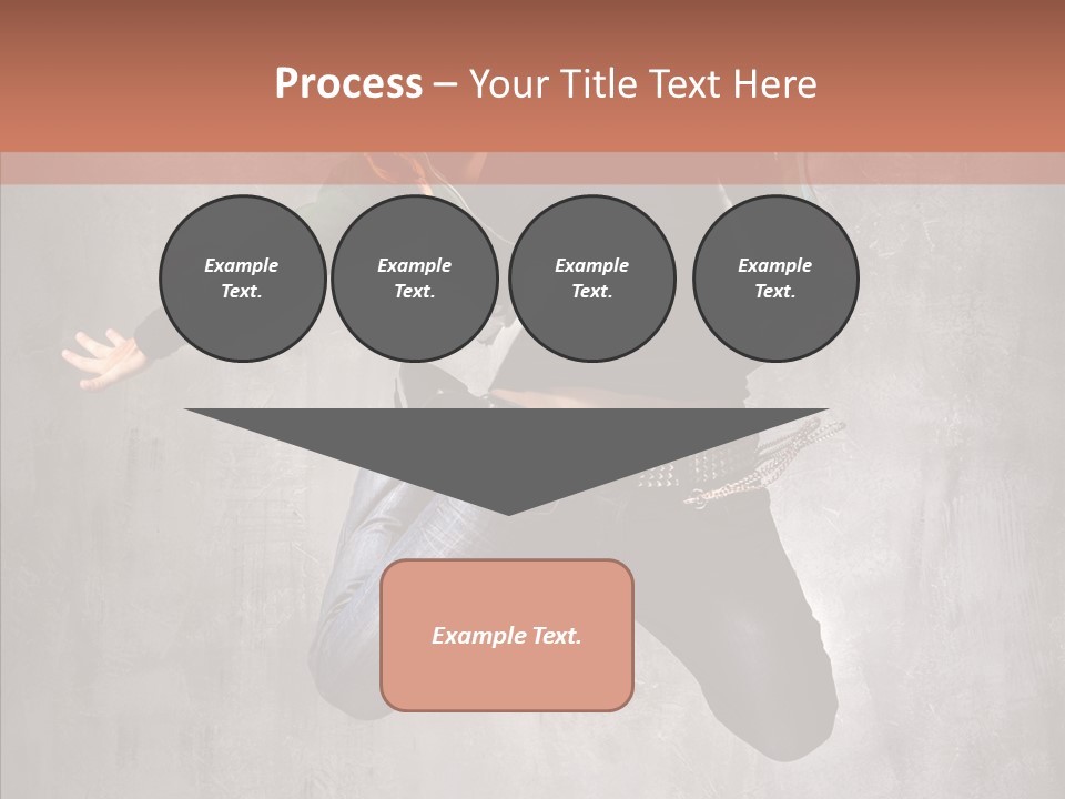 Gymnastic Man Hip Hop PowerPoint Template