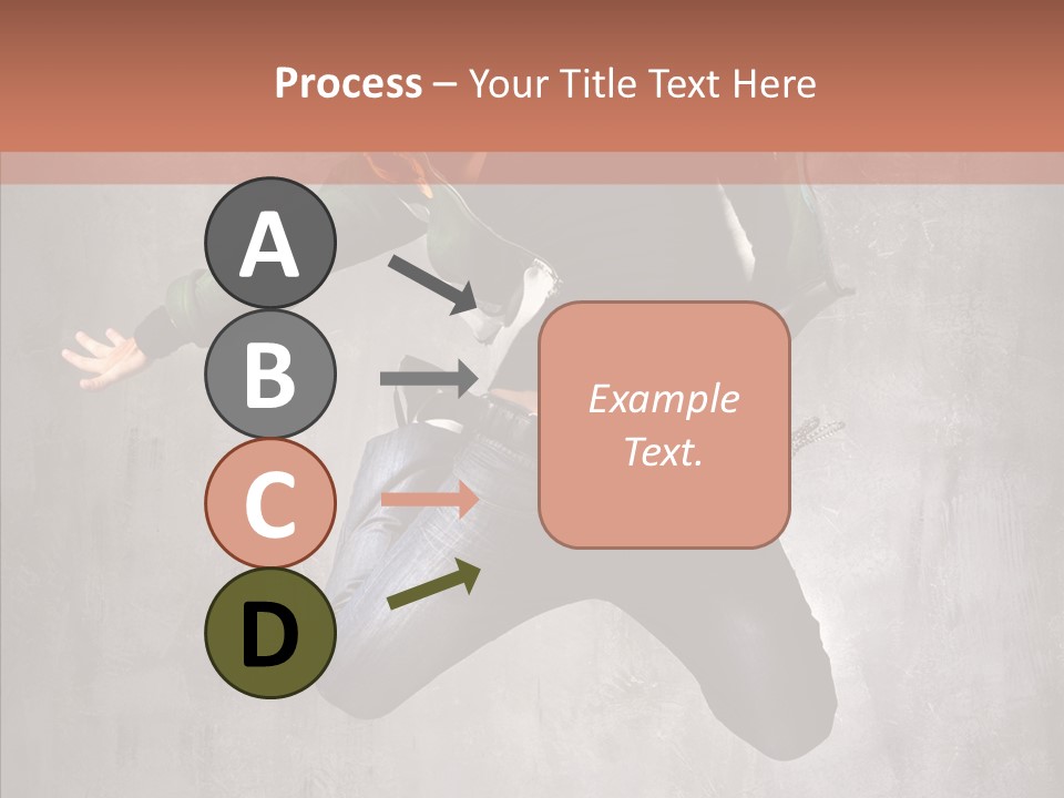 Gymnastic Man Hip Hop PowerPoint Template