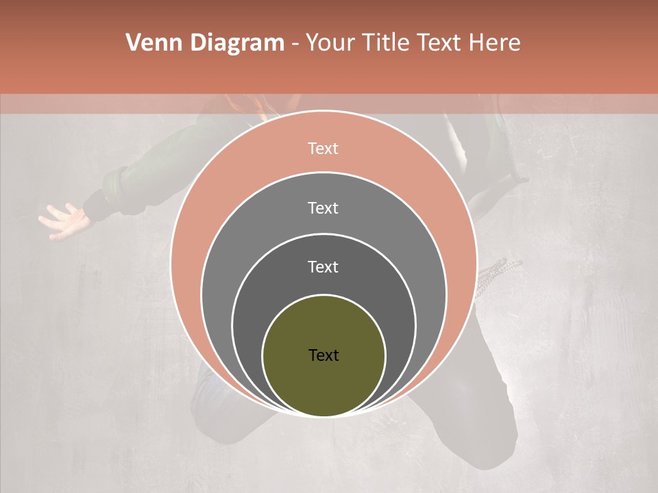 Gymnastic Man Hip Hop PowerPoint Template