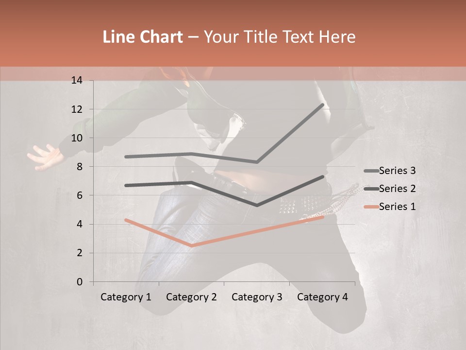 Gymnastic Man Hip Hop PowerPoint Template
