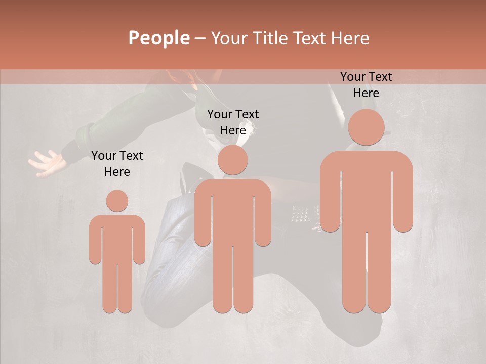 Gymnastic Man Hip Hop PowerPoint Template