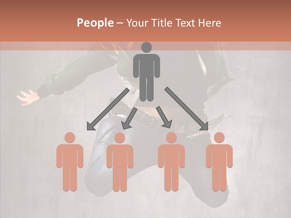 Gymnastic Man Hip Hop PowerPoint Template