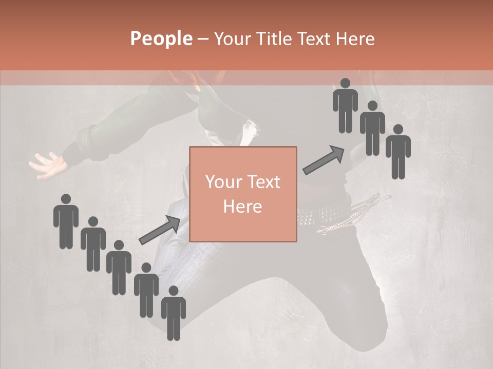 Gymnastic Man Hip Hop PowerPoint Template