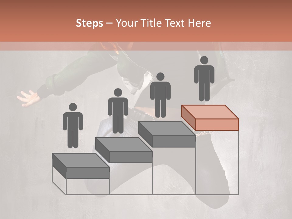 Gymnastic Man Hip Hop PowerPoint Template