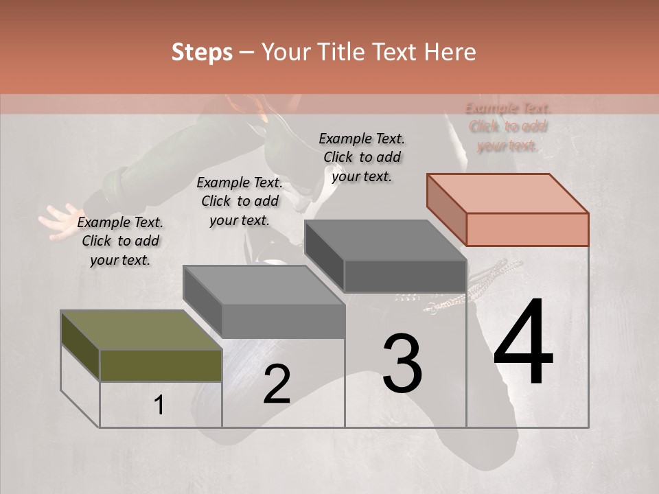 Gymnastic Man Hip Hop PowerPoint Template