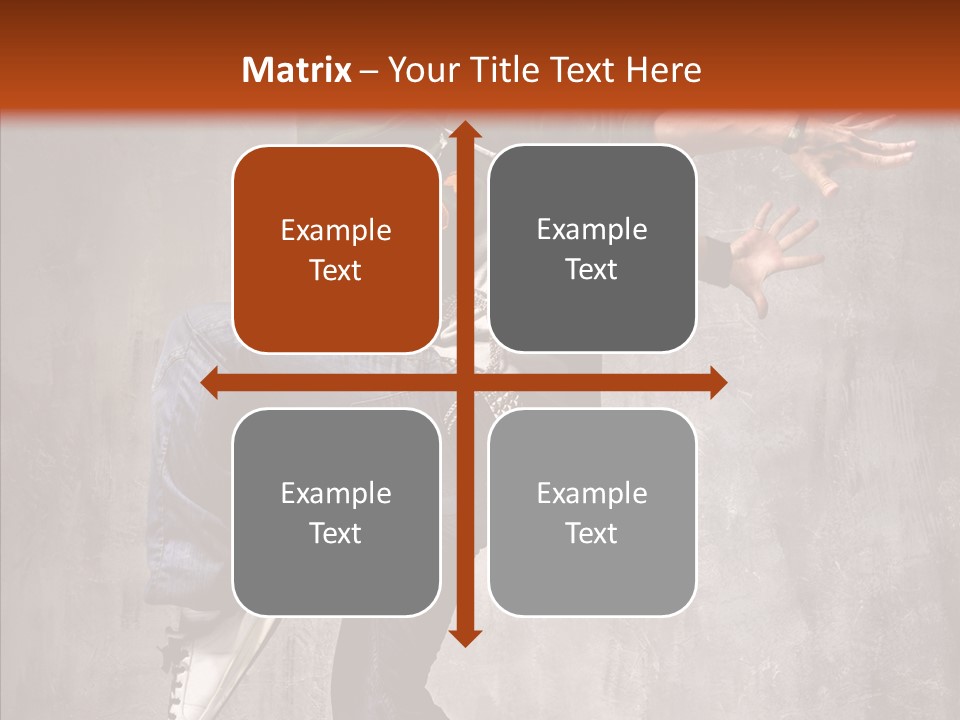 Hip Hop Posing Break Dance PowerPoint Template