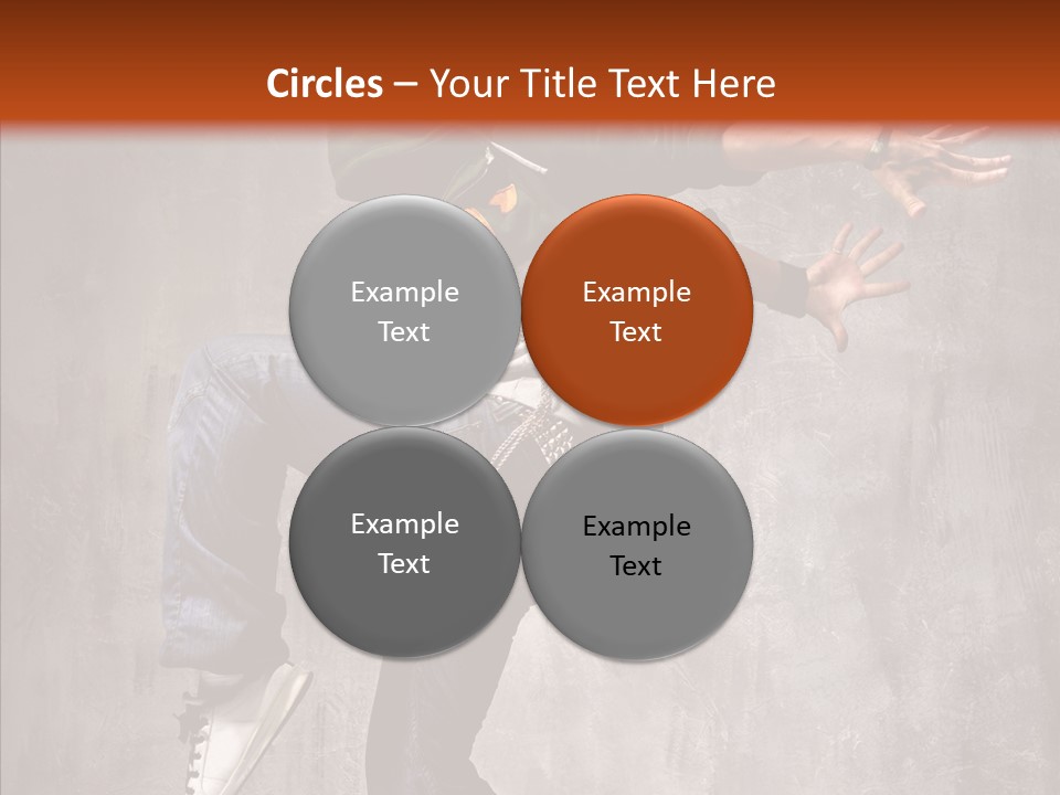 Hip Hop Posing Break Dance PowerPoint Template