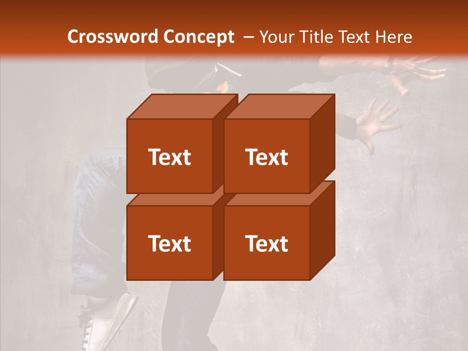 Hip Hop Posing Break Dance PowerPoint Template