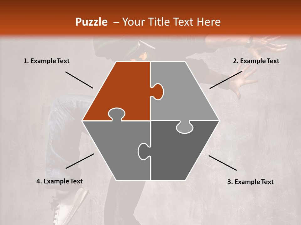 Hip Hop Posing Break Dance PowerPoint Template