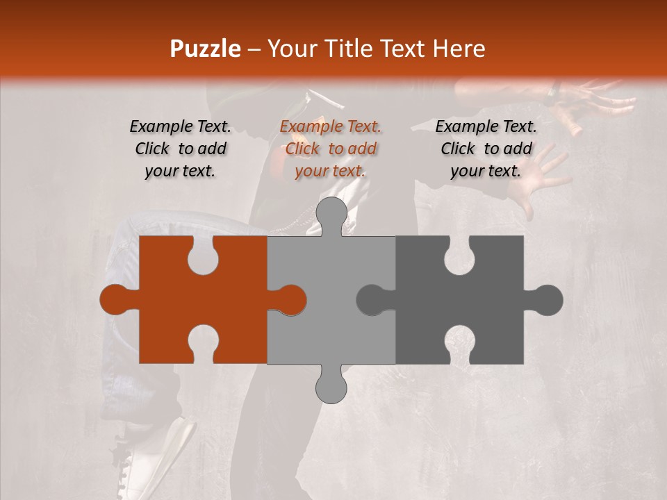 Hip Hop Posing Break Dance PowerPoint Template