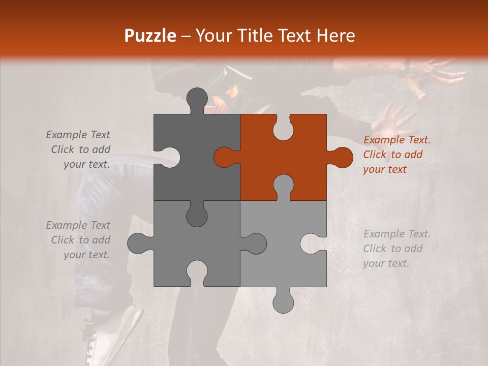 Hip Hop Posing Break Dance PowerPoint Template