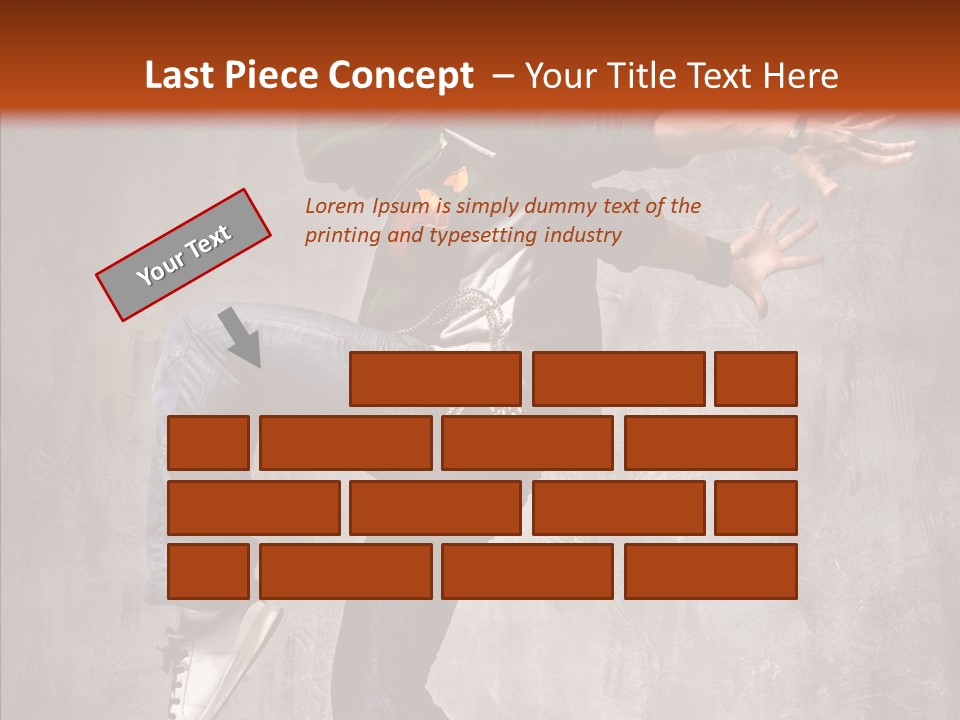 Hip Hop Posing Break Dance PowerPoint Template