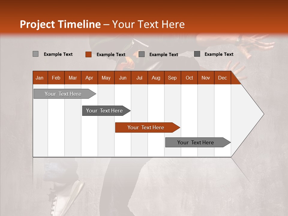 Hip Hop Posing Break Dance PowerPoint Template