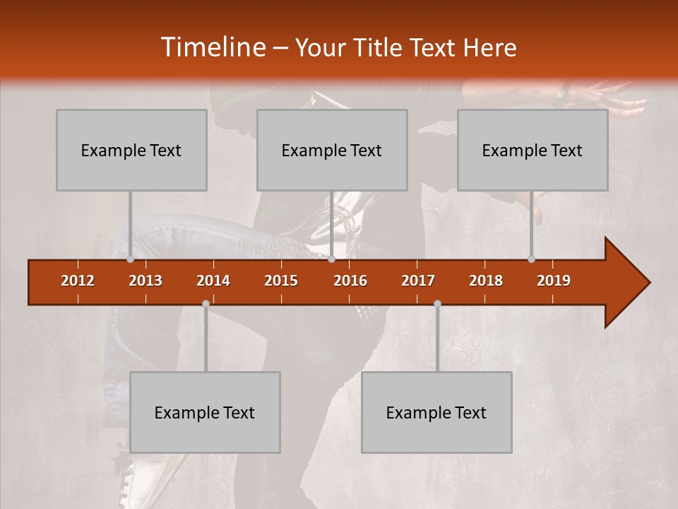 Hip Hop Posing Break Dance PowerPoint Template