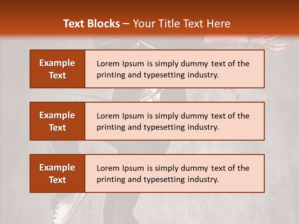Hip Hop Posing Break Dance PowerPoint Template