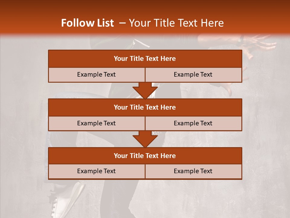 Hip Hop Posing Break Dance PowerPoint Template