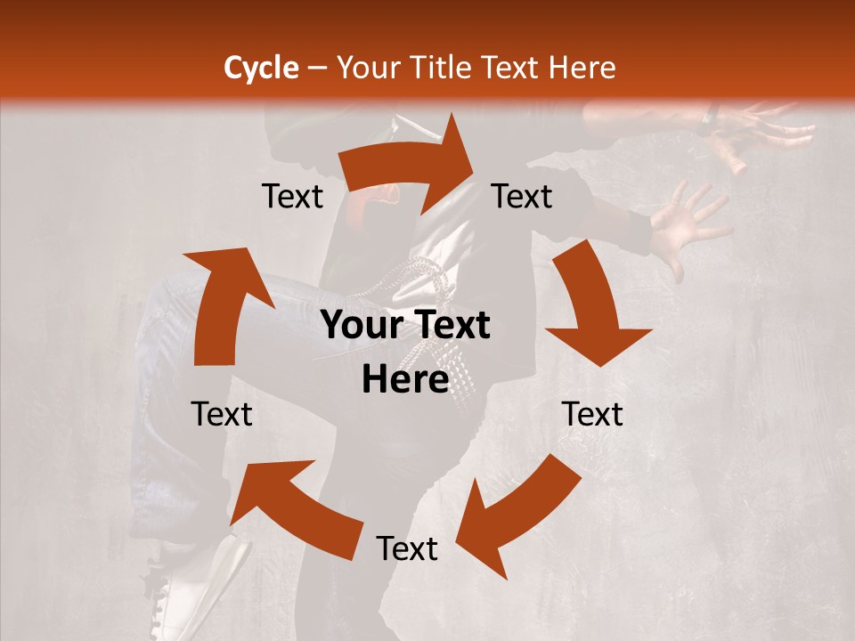 Hip Hop Posing Break Dance PowerPoint Template