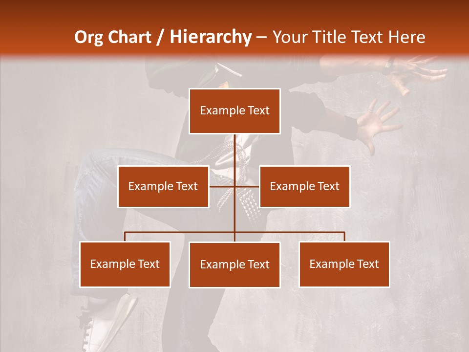 Hip Hop Posing Break Dance PowerPoint Template