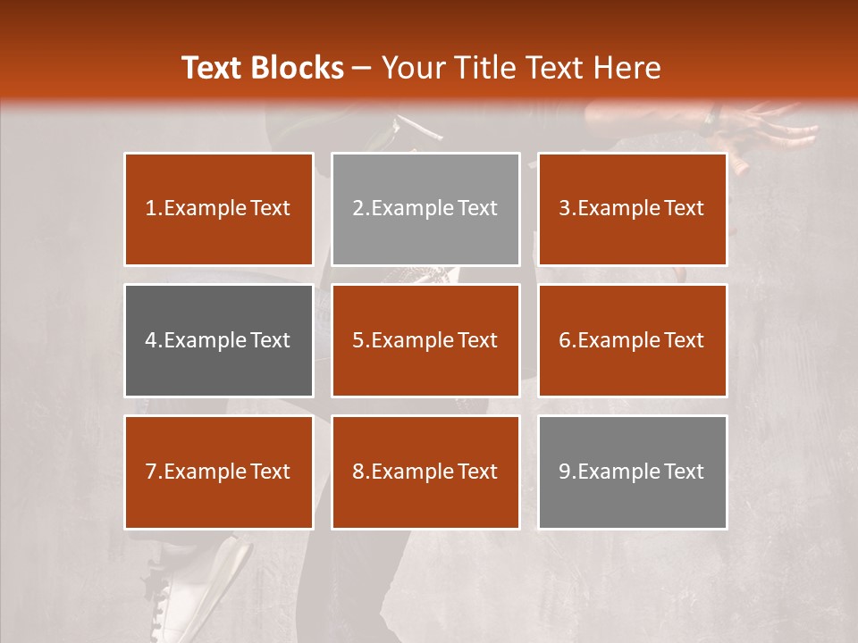 Hip Hop Posing Break Dance PowerPoint Template