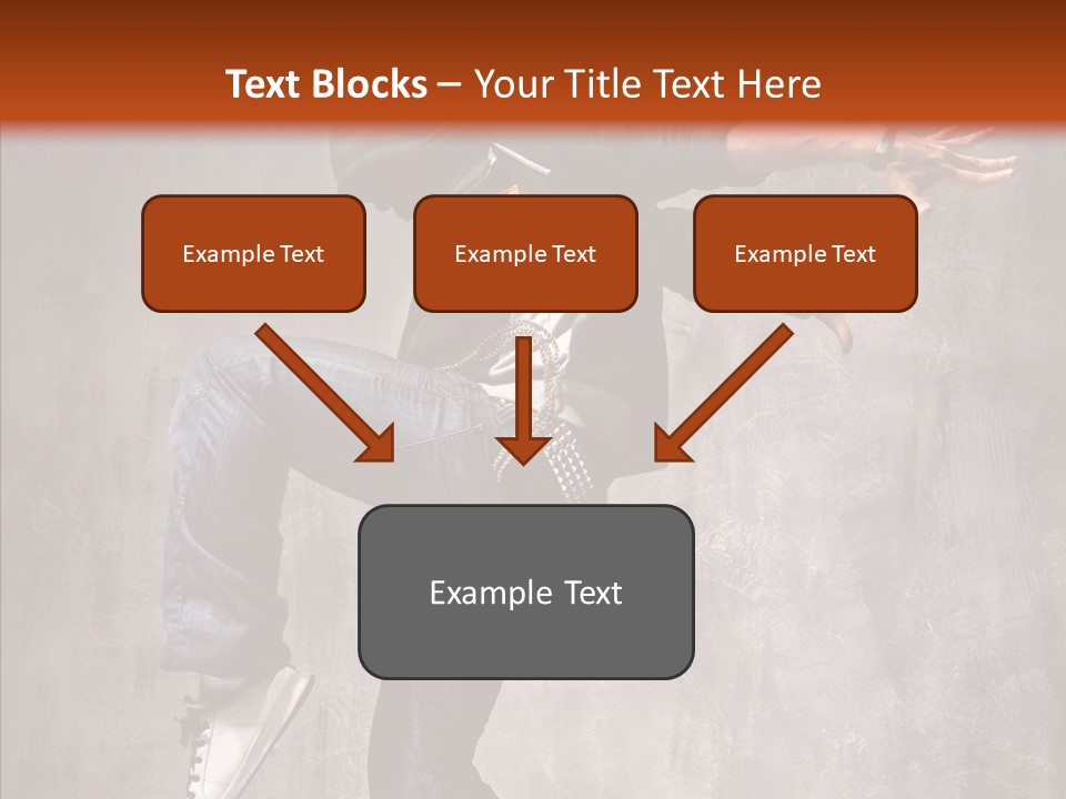 Hip Hop Posing Break Dance PowerPoint Template