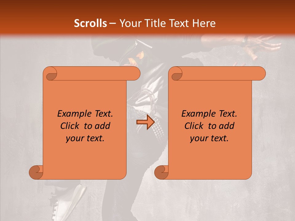 Hip Hop Posing Break Dance PowerPoint Template