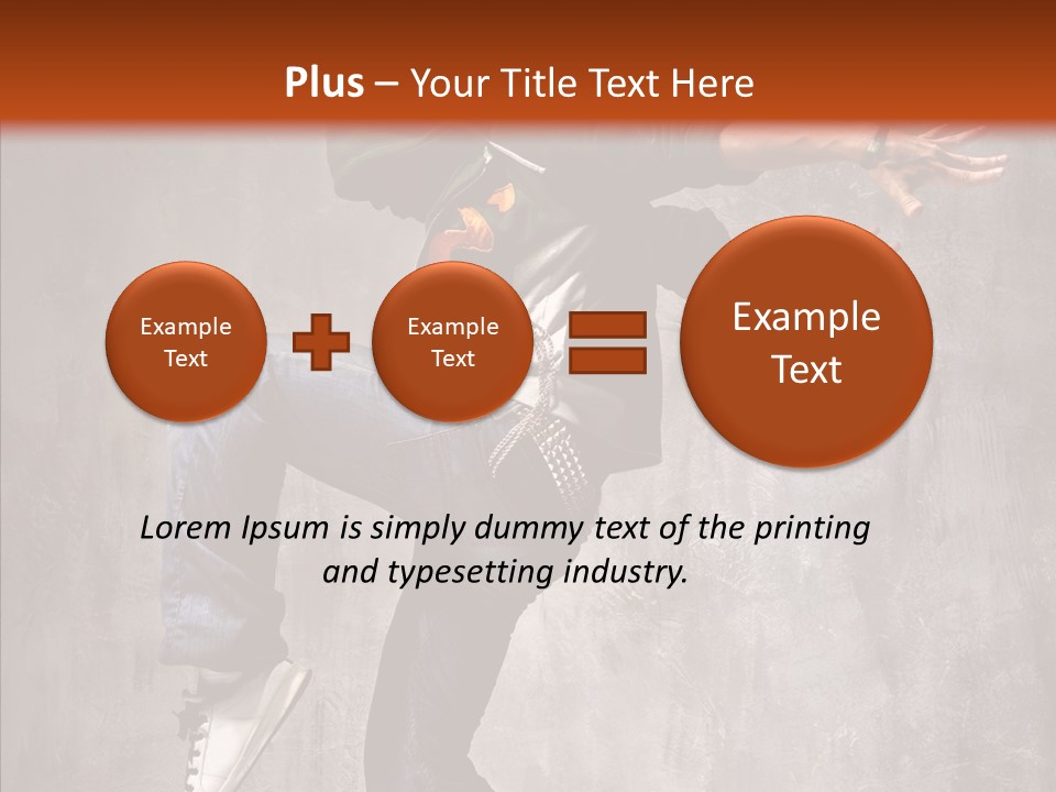 Hip Hop Posing Break Dance PowerPoint Template