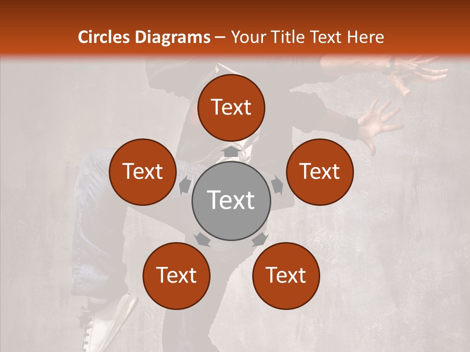 Hip Hop Posing Break Dance PowerPoint Template