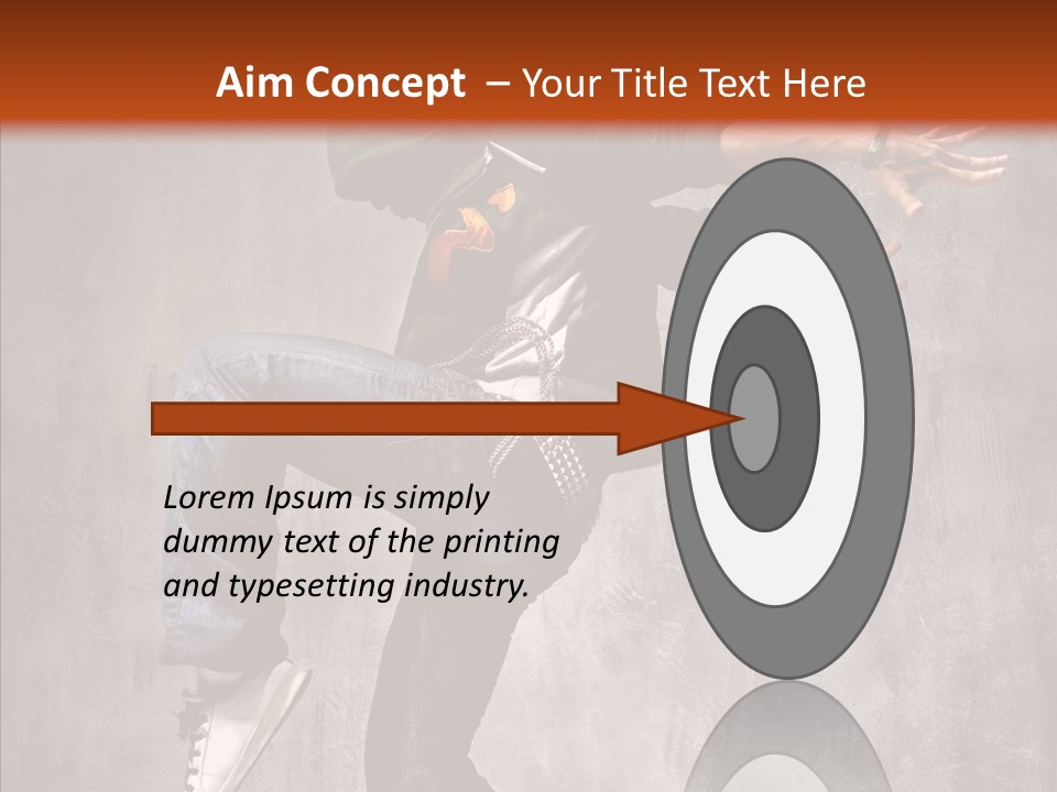 Hip Hop Posing Break Dance PowerPoint Template