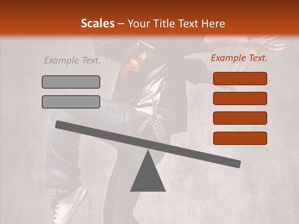 Hip Hop Posing Break Dance PowerPoint Template