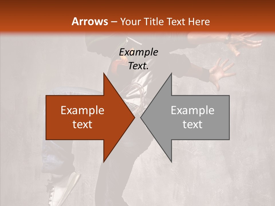 Hip Hop Posing Break Dance PowerPoint Template