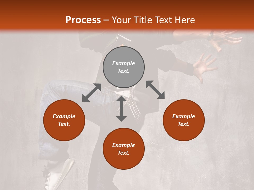 Hip Hop Posing Break Dance PowerPoint Template