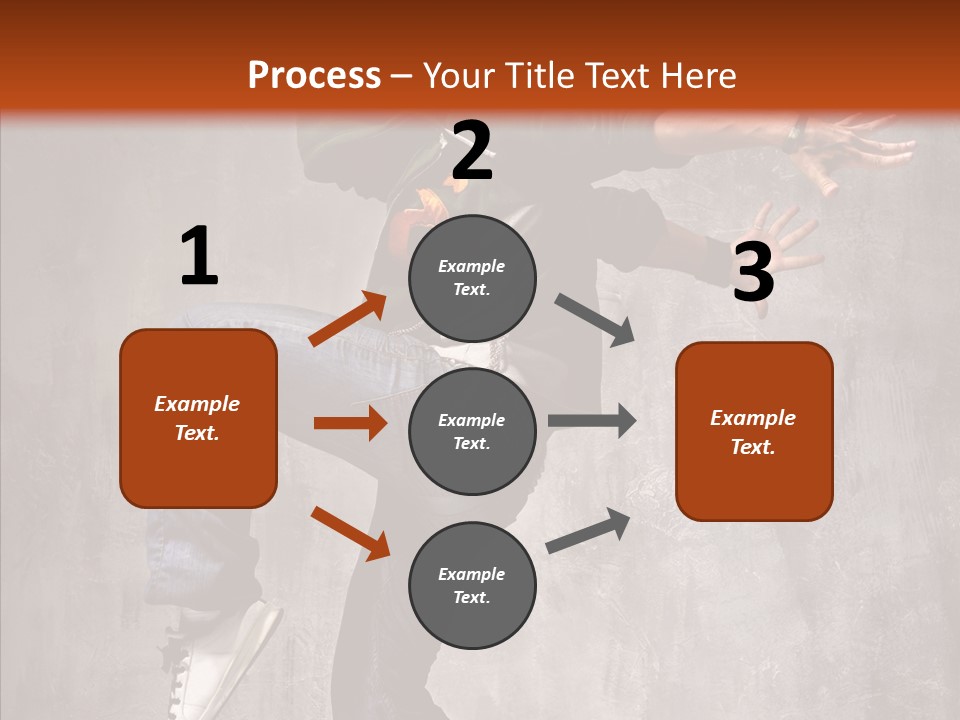 Hip Hop Posing Break Dance PowerPoint Template