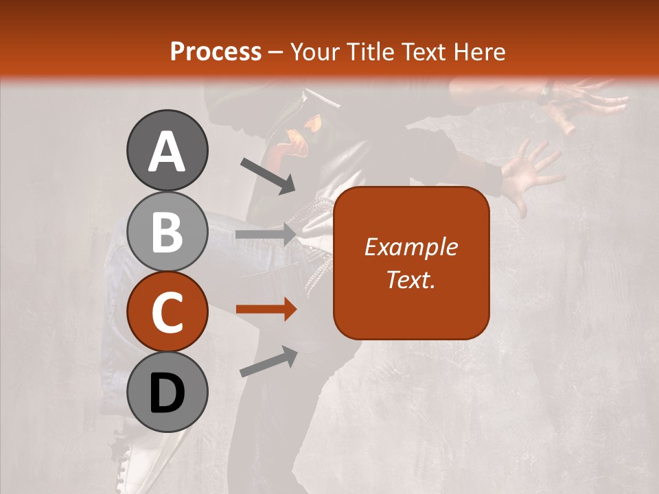 Hip Hop Posing Break Dance PowerPoint Template