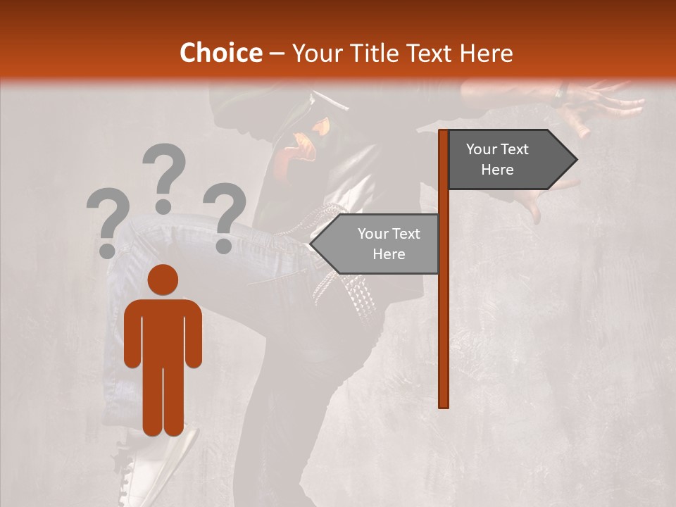 Hip Hop Posing Break Dance PowerPoint Template