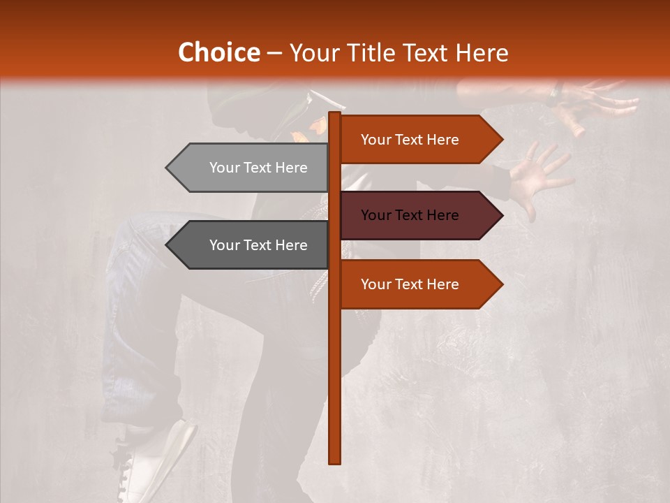 Hip Hop Posing Break Dance PowerPoint Template