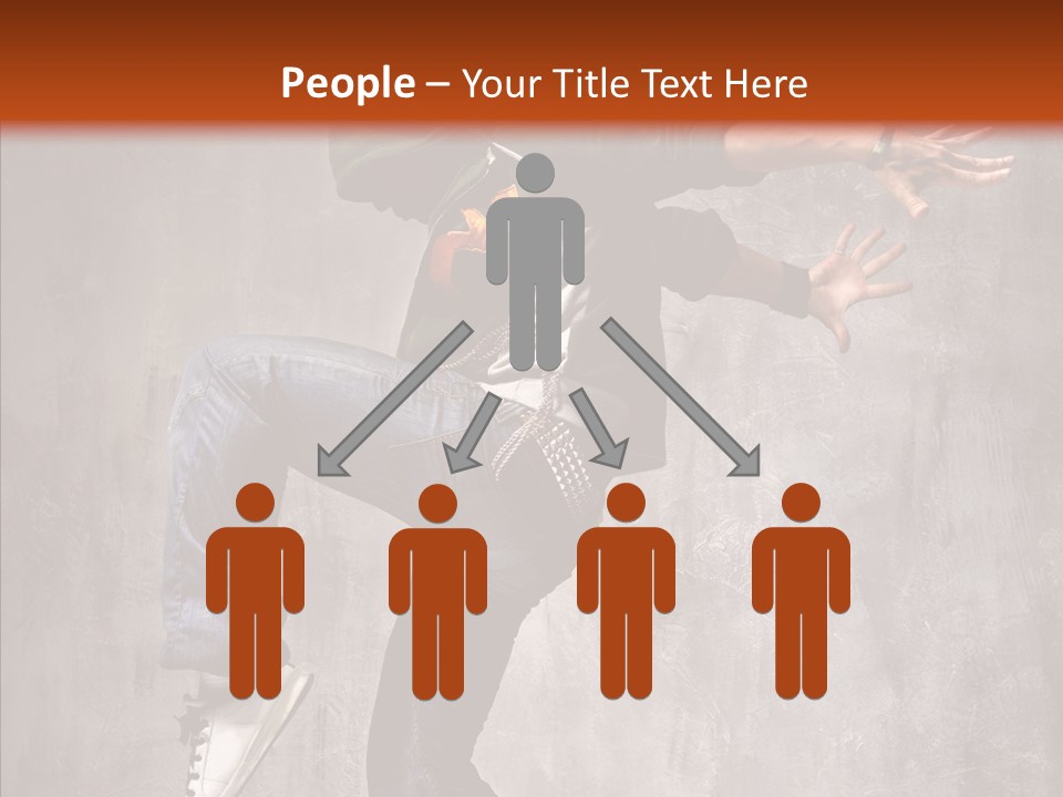 Hip Hop Posing Break Dance PowerPoint Template