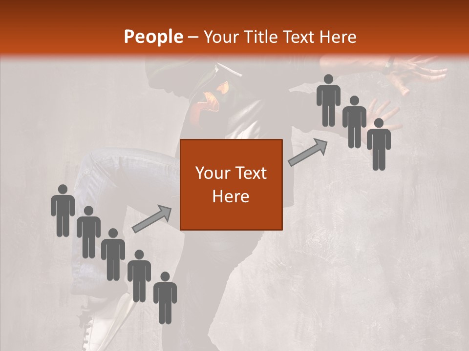 Hip Hop Posing Break Dance PowerPoint Template