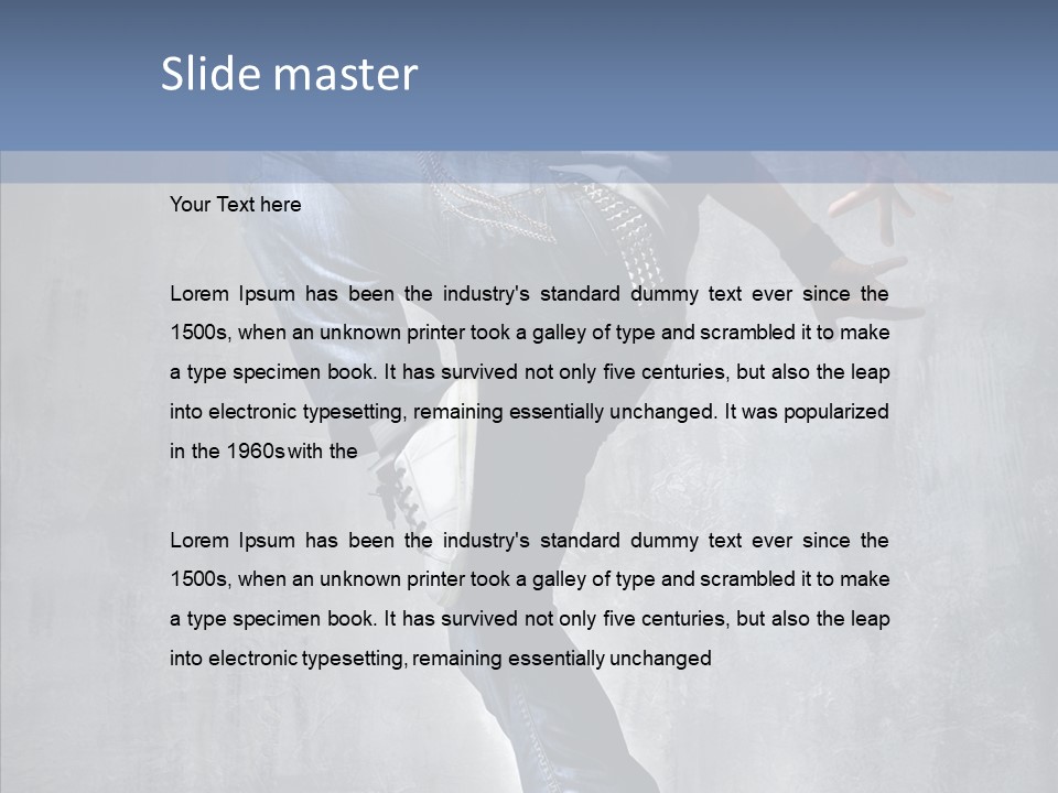 Breakdancing Gymnastic Moving PowerPoint Template