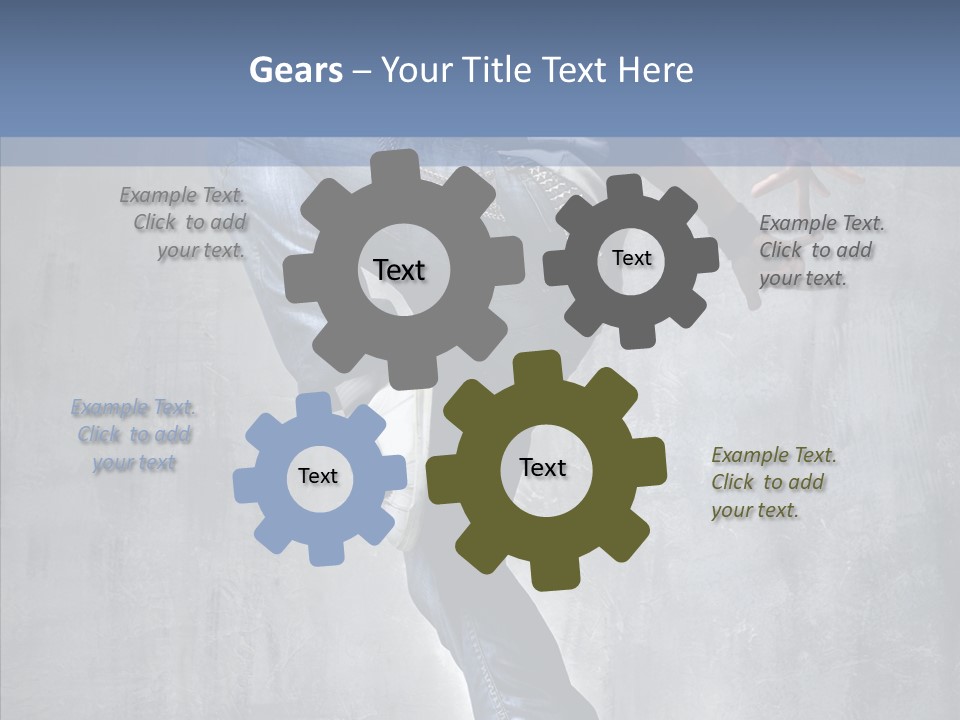 Breakdancing Gymnastic Moving PowerPoint Template