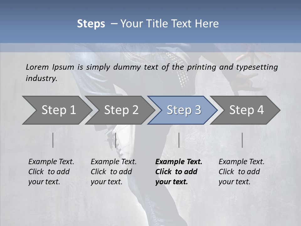 Breakdancing Gymnastic Moving PowerPoint Template