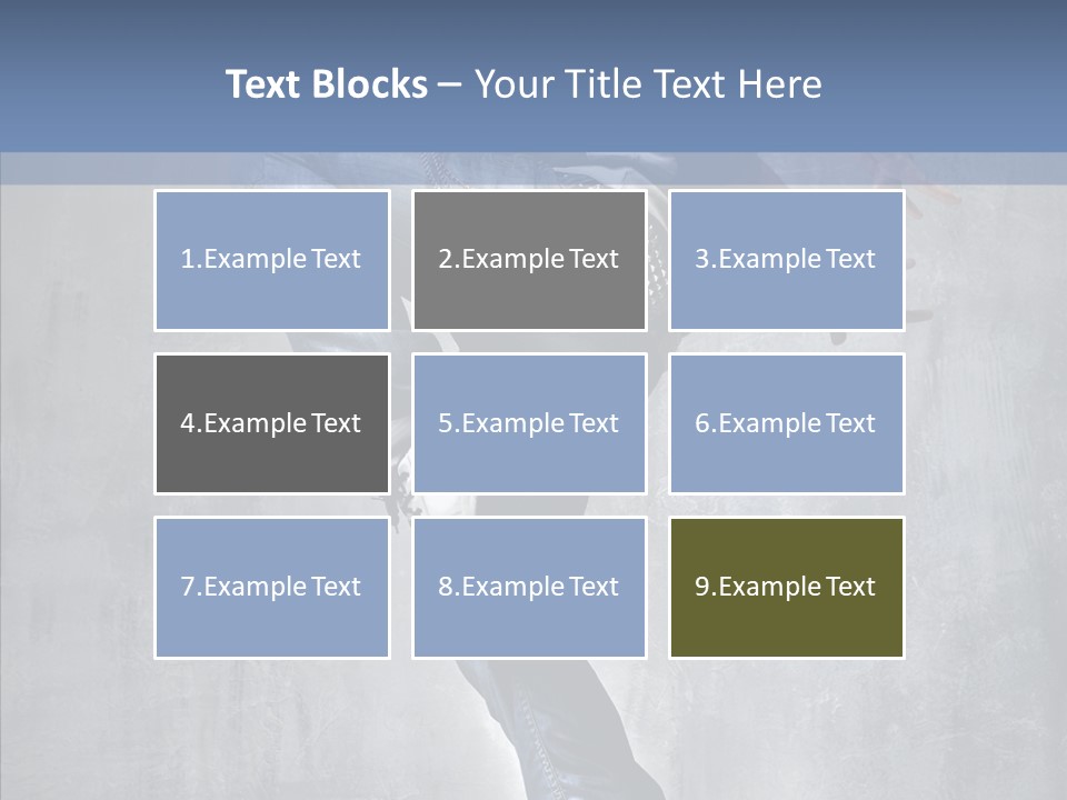 Breakdancing Gymnastic Moving PowerPoint Template