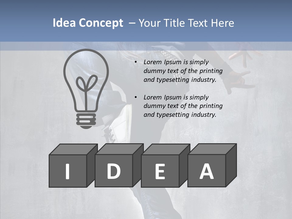 Breakdancing Gymnastic Moving PowerPoint Template