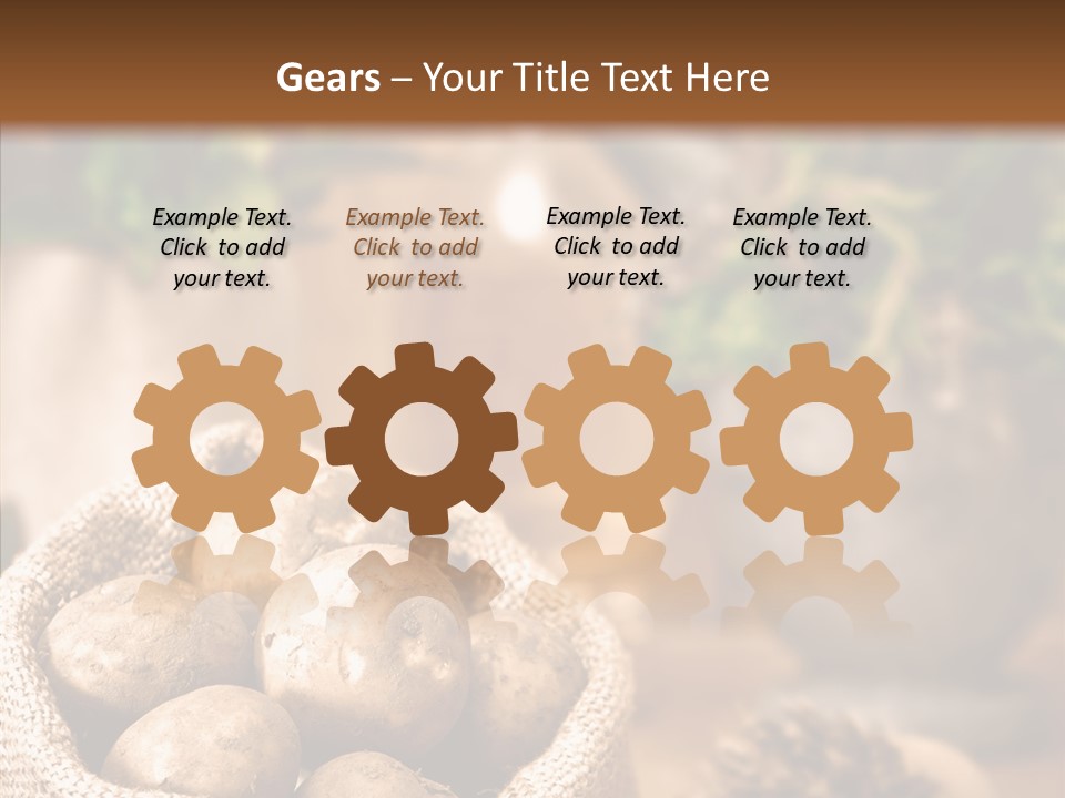 Spuds Setting Mint PowerPoint Template