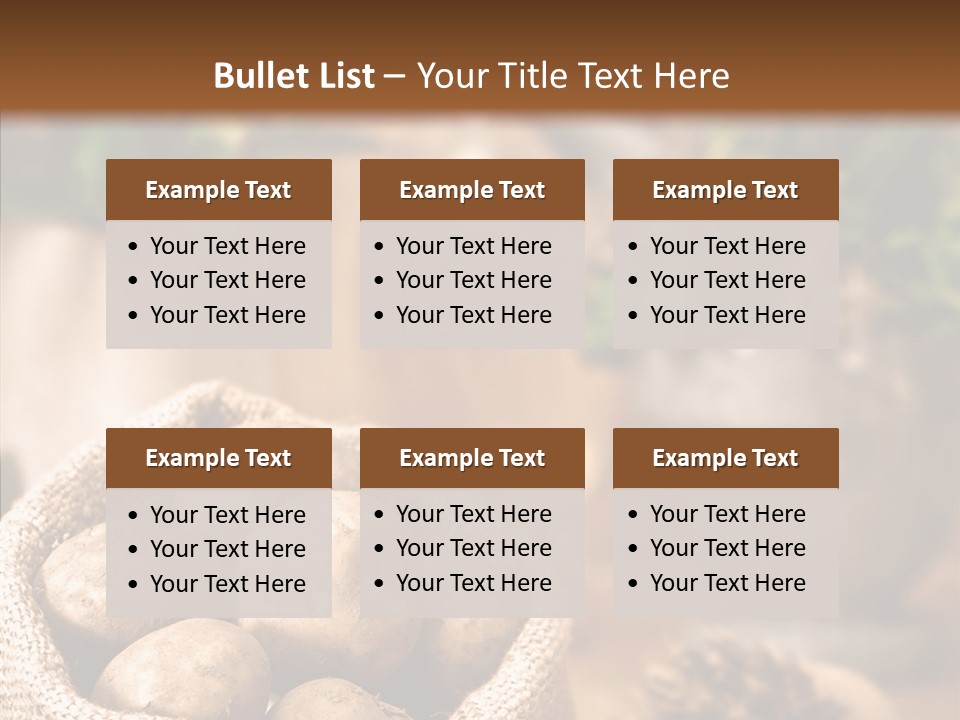 Spuds Setting Mint PowerPoint Template