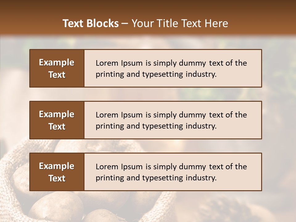 Spuds Setting Mint PowerPoint Template