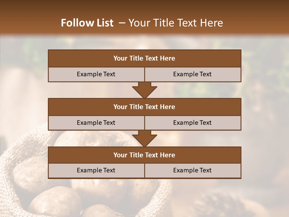 Spuds Setting Mint PowerPoint Template