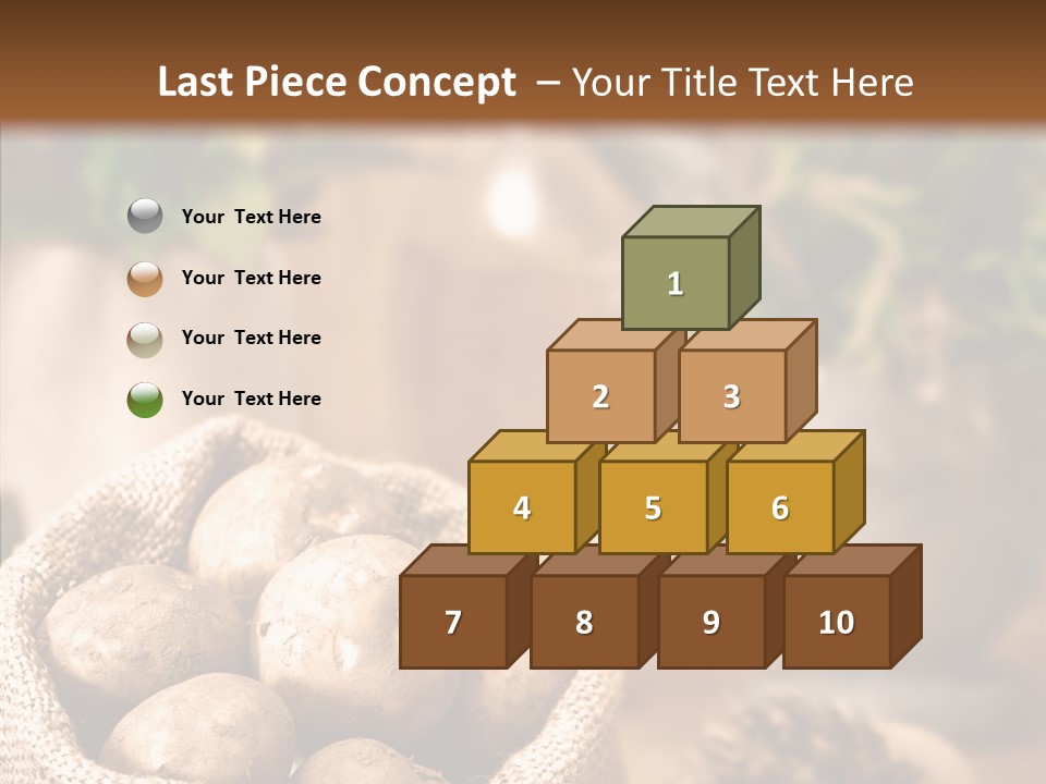 Spuds Setting Mint PowerPoint Template