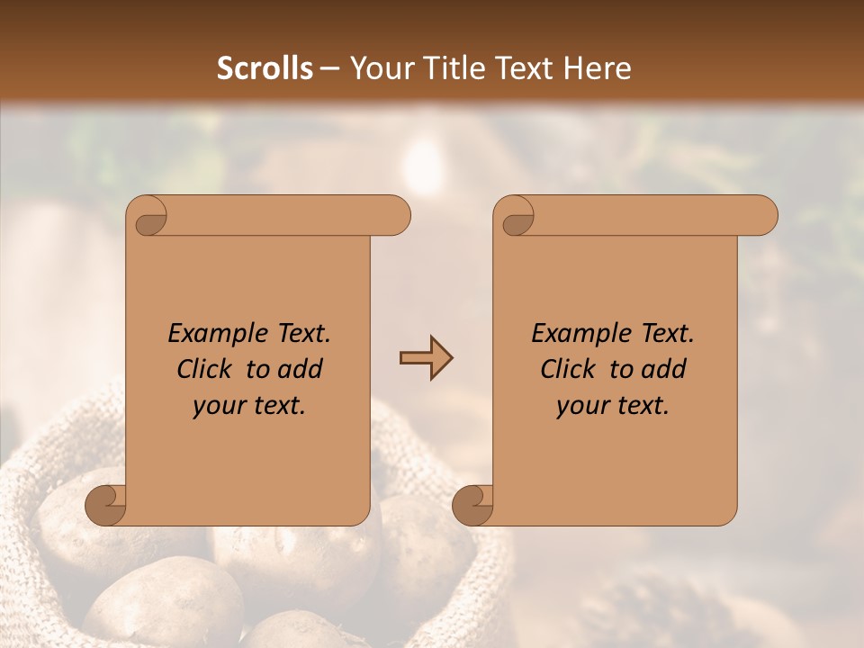 Spuds Setting Mint PowerPoint Template