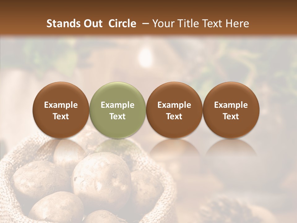Spuds Setting Mint PowerPoint Template